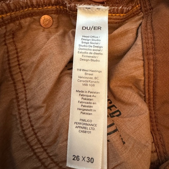 Duer no sweats slim straight pant - Picture 3 of 3